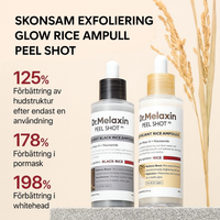 Dr. Melaxin Peel Shot - Vitt & Svart Ris Exfolierande Ampullset
